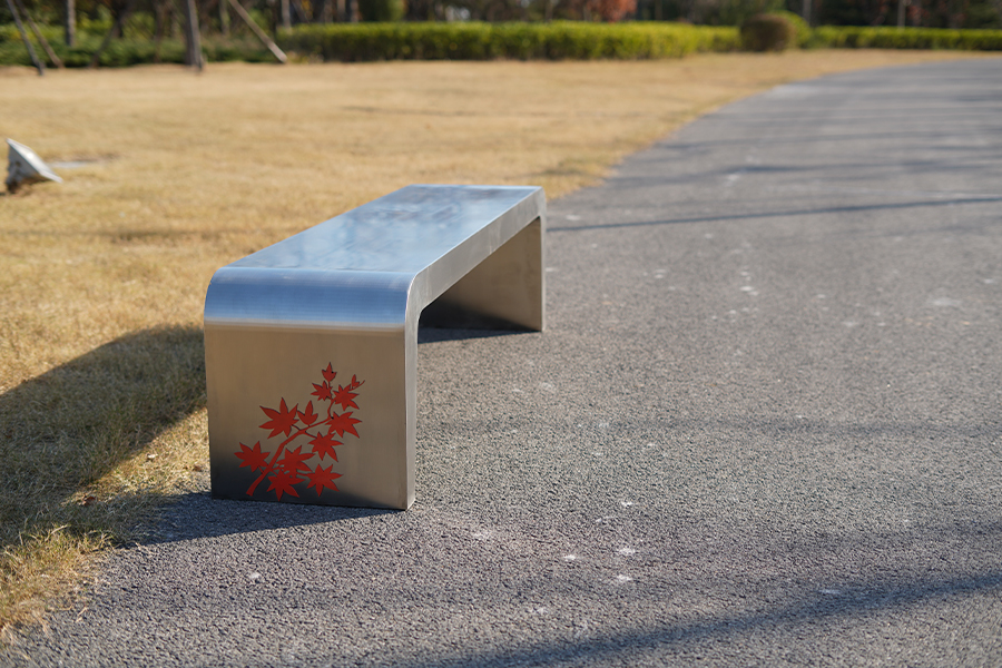 不銹鋼公園椅,戶外休閑椅,室外長凳