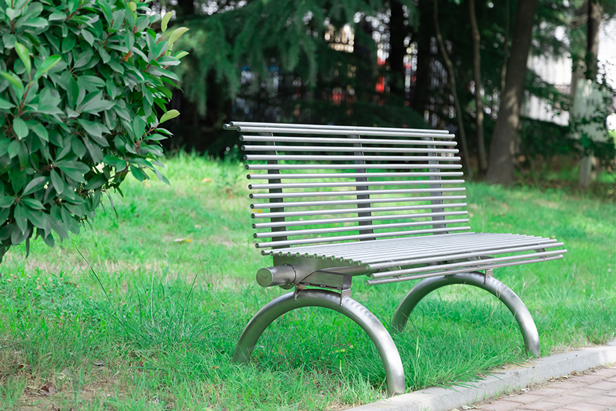 不銹鋼公園椅,戶外休閑椅,室內外長椅,鐵藝座椅